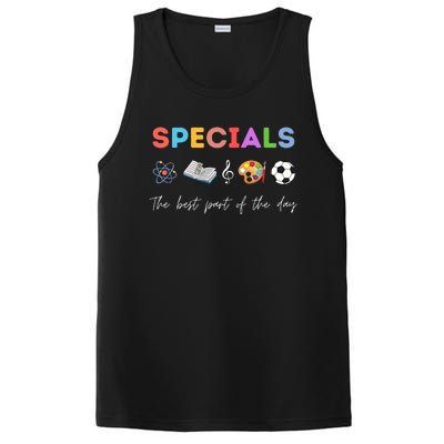 Specials Art Music PE Teacher Team Best Part Of The Day PosiCharge Competitor Tank