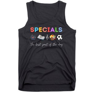 Specials Art Music PE Teacher Team Best Part Of The Day Tank Top