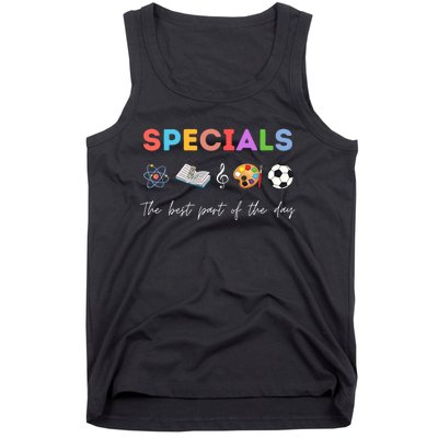 Specials Art Music PE Teacher Team Best Part Of The Day Tank Top