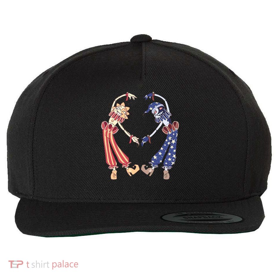 Sunrise And Moondrop Five Night Cute Heart Sun And Moon Wool Snapback Cap