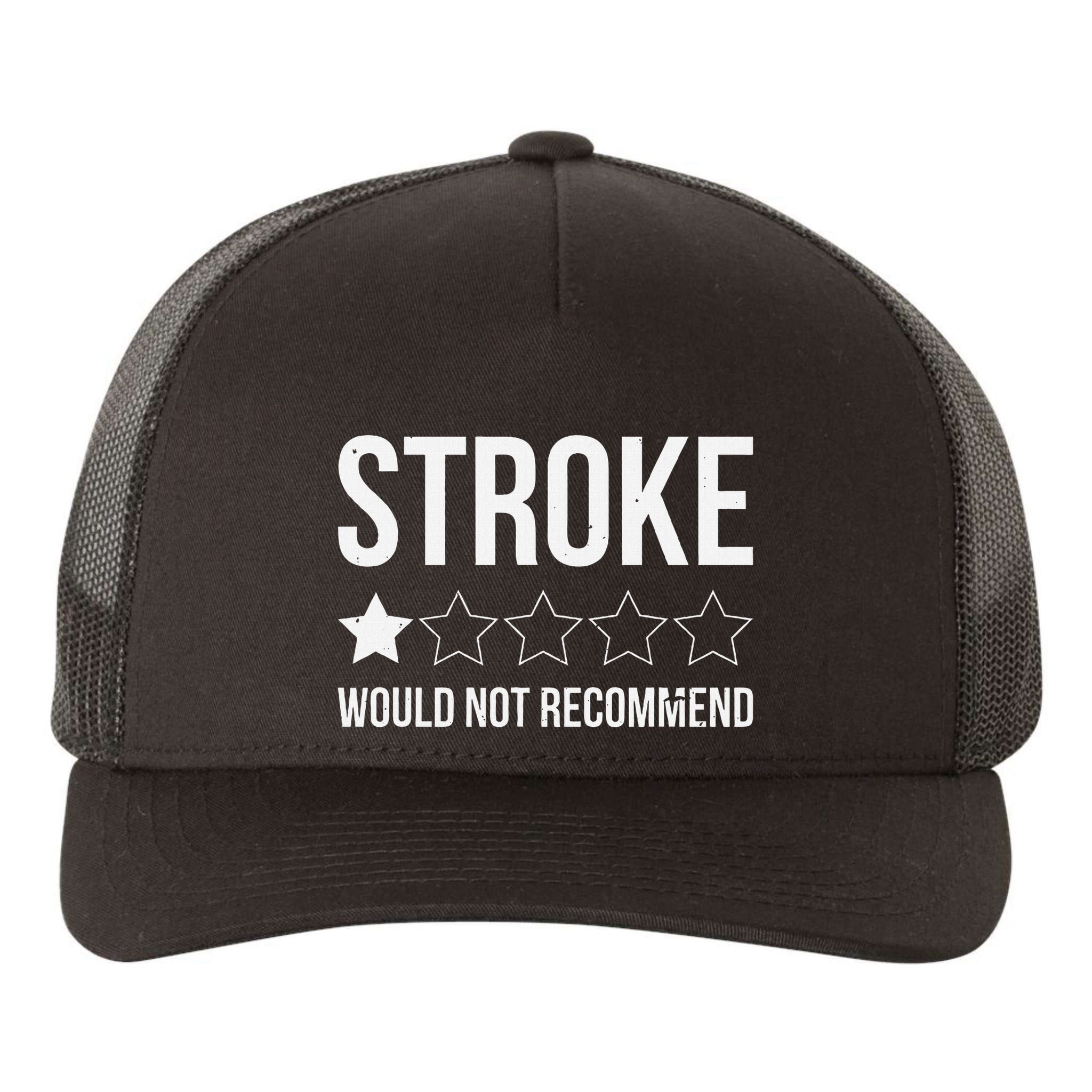 Stroke Awareness Month Funny Stroke Survivor Yupoong Adult 5-Panel Trucker Hat