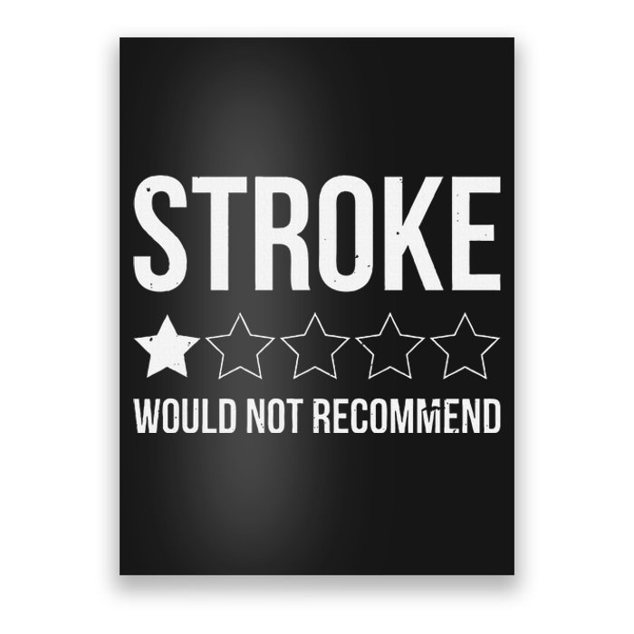 Stroke Awareness Month Funny Stroke Survivor Poster