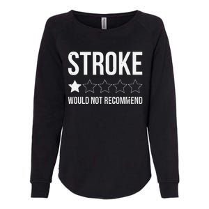 Stroke Awareness Month Funny Stroke Survivor Womens California Wash Sweatshirt