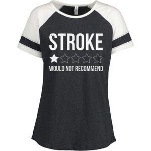 Stroke Awareness Month Funny Stroke Survivor Enza Ladies Jersey Colorblock Tee