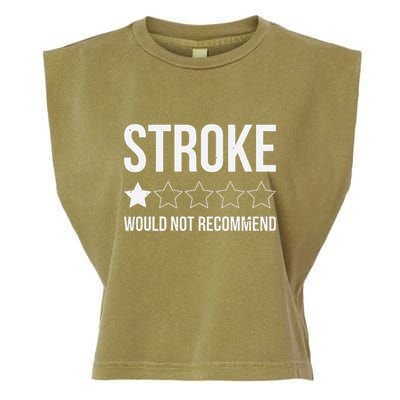 Stroke Awareness Month Funny Stroke Survivor Garment-Dyed Women's Muscle Tee