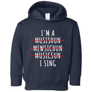 Singer Artist Musician Vocalist Soloist Music Diva I Sing Toddler Hoodie