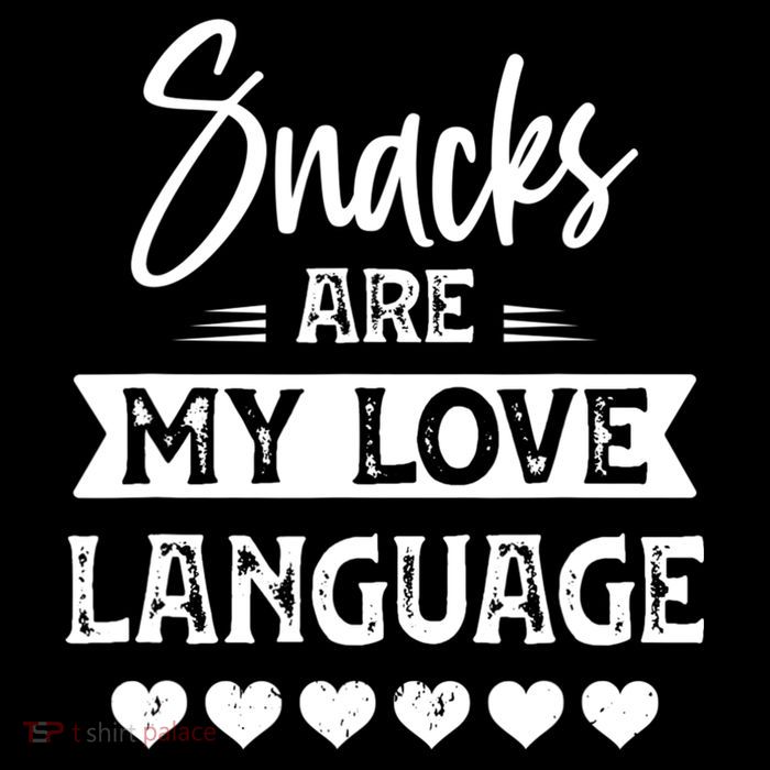 Snacks Are My Love Language. For Snacks Food Lovers Flatbill Hat