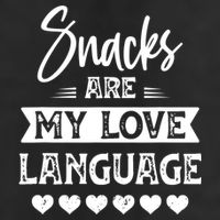 Snacks Are My Love Language. For Snacks Food Lovers Golf Towel