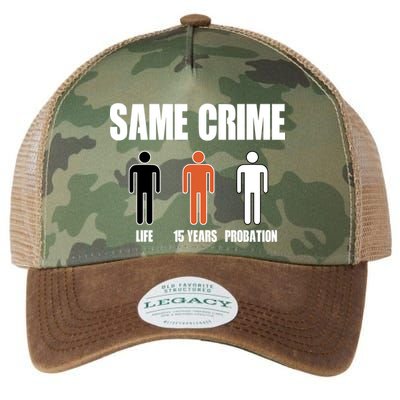 Same Crime Life 15 Years Probation Equality Legacy Tie Dye Trucker Hat