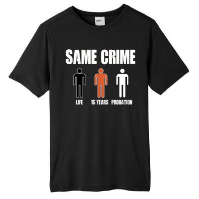 Same Crime Life 15 Years Probation Equality Tall Fusion ChromaSoft Performance T-Shirt