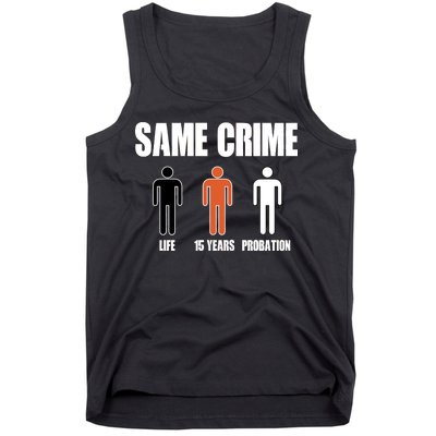 Same Crime Life 15 Years Probation Equality Tank Top