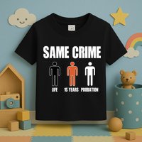 Same Crime Life 15 Years Probation Equality Toddler T-Shirt