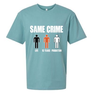 Same Crime Life 15 Years Probation Equality Sueded Cloud Jersey T-Shirt