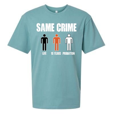 Same Crime Life 15 Years Probation Equality Sueded Cloud Jersey T-Shirt