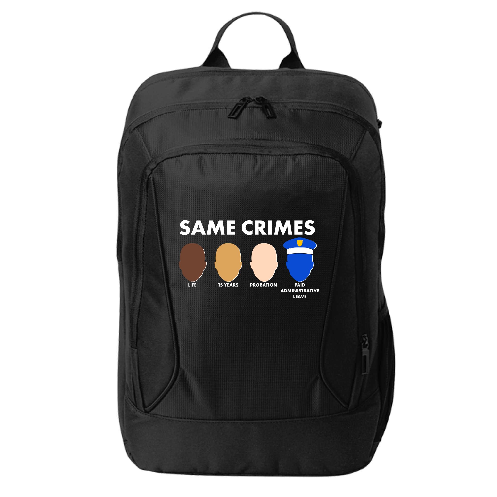 Same Crimes Black Lives Matter City Backpack