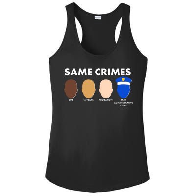 Same Crimes Black Lives Matter Ladies PosiCharge Competitor Racerback Tank