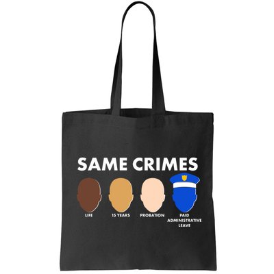 Same Crimes Black Lives Matter Bag