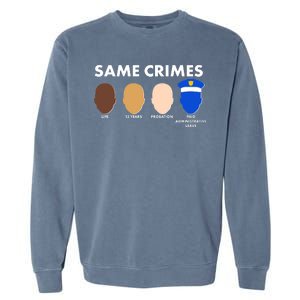 Same Crimes Black Lives Matter Garment-Dyed Sweatshirt