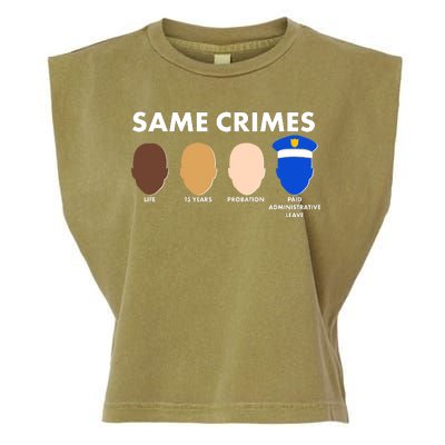 Same Crimes Black Lives Matter Garment-Dyed Women's Muscle Tee