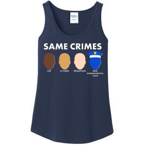 Same Crimes Black Lives Matter Ladies Essential Tank