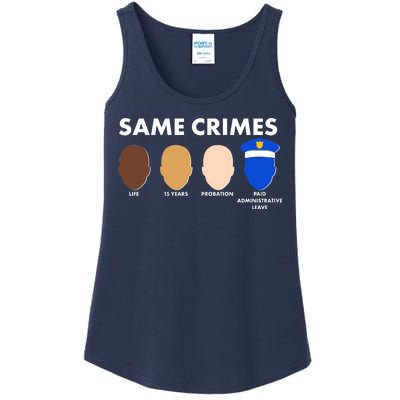 Same Crimes Black Lives Matter Ladies Essential Tank