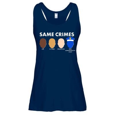 Same Crimes Black Lives Matter Ladies Essential Flowy Tank