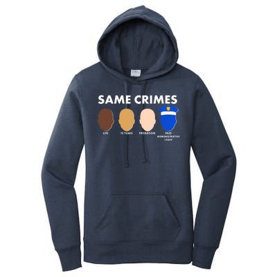 Same Crimes Black Lives Matter Women's Pullover Hoodie