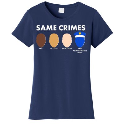 Same Crimes Black Lives Matter Women's T-Shirt