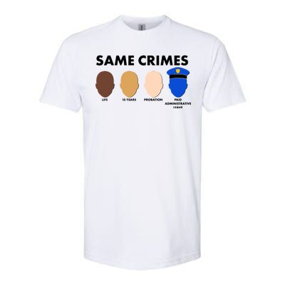 Same Crimes Black Lives Matter Softstyle® CVC T-Shirt