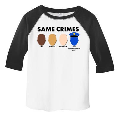 Same Crimes Black Lives Matter Toddler Fine Jersey T-Shirt