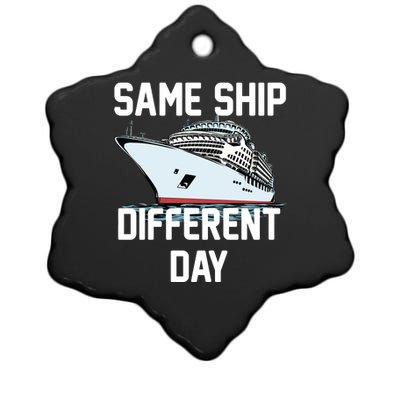 Same Ship Different Day Ceramic Star Ornament