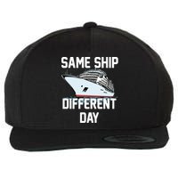 Same Ship Different Day Wool Snapback Cap