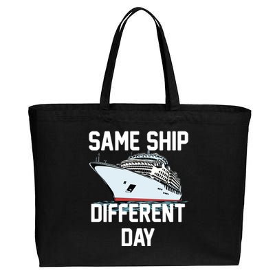 Same Ship Different Day Cotton Canvas Jumbo Tote