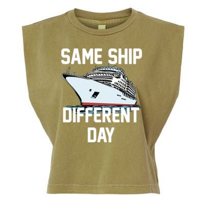 Same Ship Different Day Garment-Dyed Women's Muscle Tee