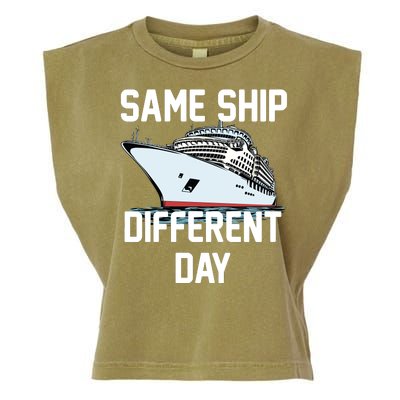 Same Ship Different Day Garment-Dyed Women's Muscle Tee