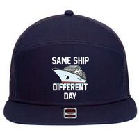 Same Ship Different Day 7 Panel Mesh Trucker Snapback Hat