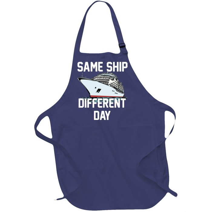 Same Ship Different Day Full-Length Apron With Pockets