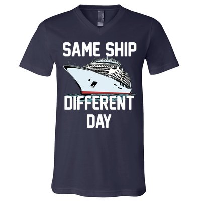 Same Ship Different Day V-Neck T-Shirt