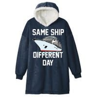 Same Ship Different Day Hooded Wearable Blanket