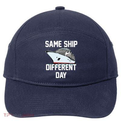 Same Ship Different Day 7-Panel Snapback Hat