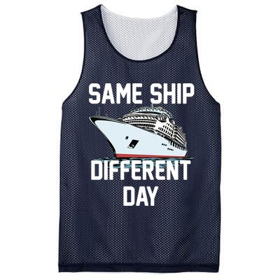 Same Ship Different Day Mesh Reversible Basketball Jersey Tank