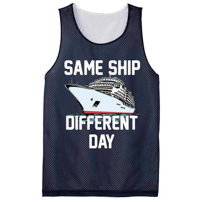 Same Ship Different Day Mesh Reversible Basketball Jersey Tank