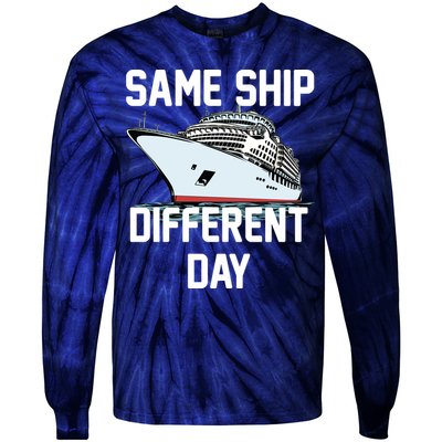 Same Ship Different Day Tie-Dye Long Sleeve Shirt