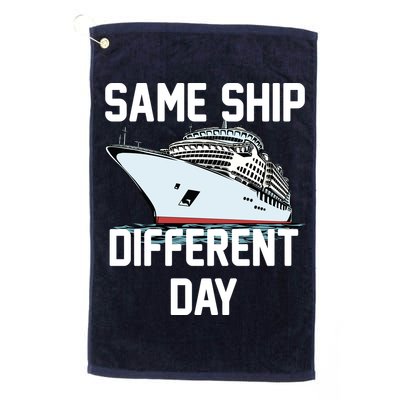 Same Ship Different Day Golf Towel