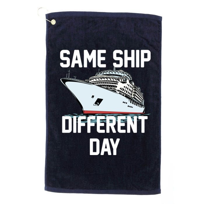 Same Ship Different Day Platinum Collection Golf Towel