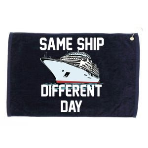 Same Ship Different Day Grommeted Golf Towel