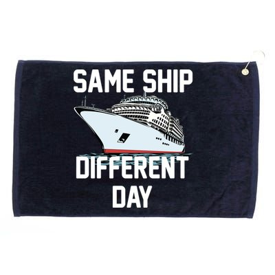 Same Ship Different Day Grommeted Golf Towel