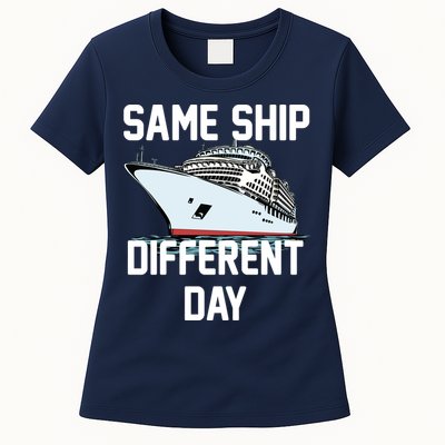 Same Ship Different Day Womens T-Shirt