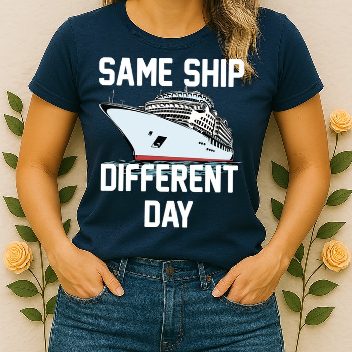 Same Ship Different Day Womens T-Shirt