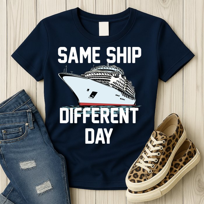 Same Ship Different Day Womens T-Shirt